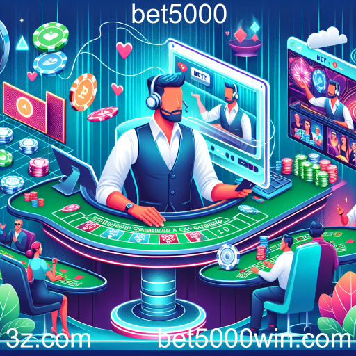 Experimente a Emoção do Dealer Ao Vivo no Bet5000